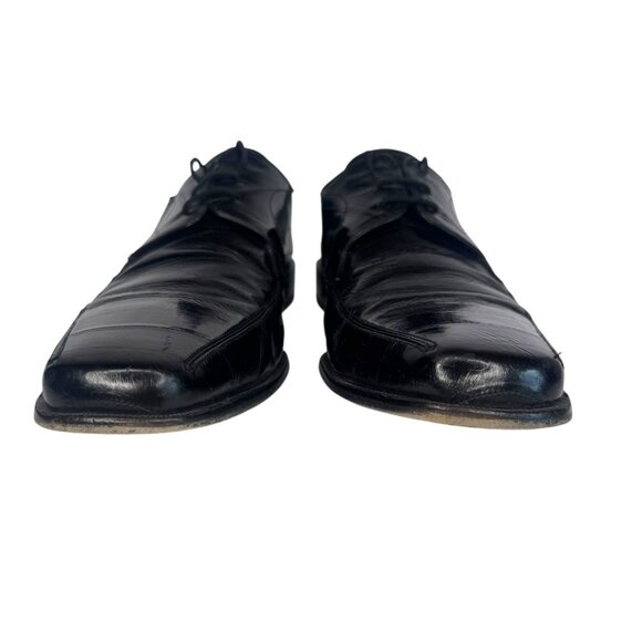 Mezlan Mens Black Leather Lace Up Dress Shoes Spain Size US 11.5 With Dust Bags main image 13
